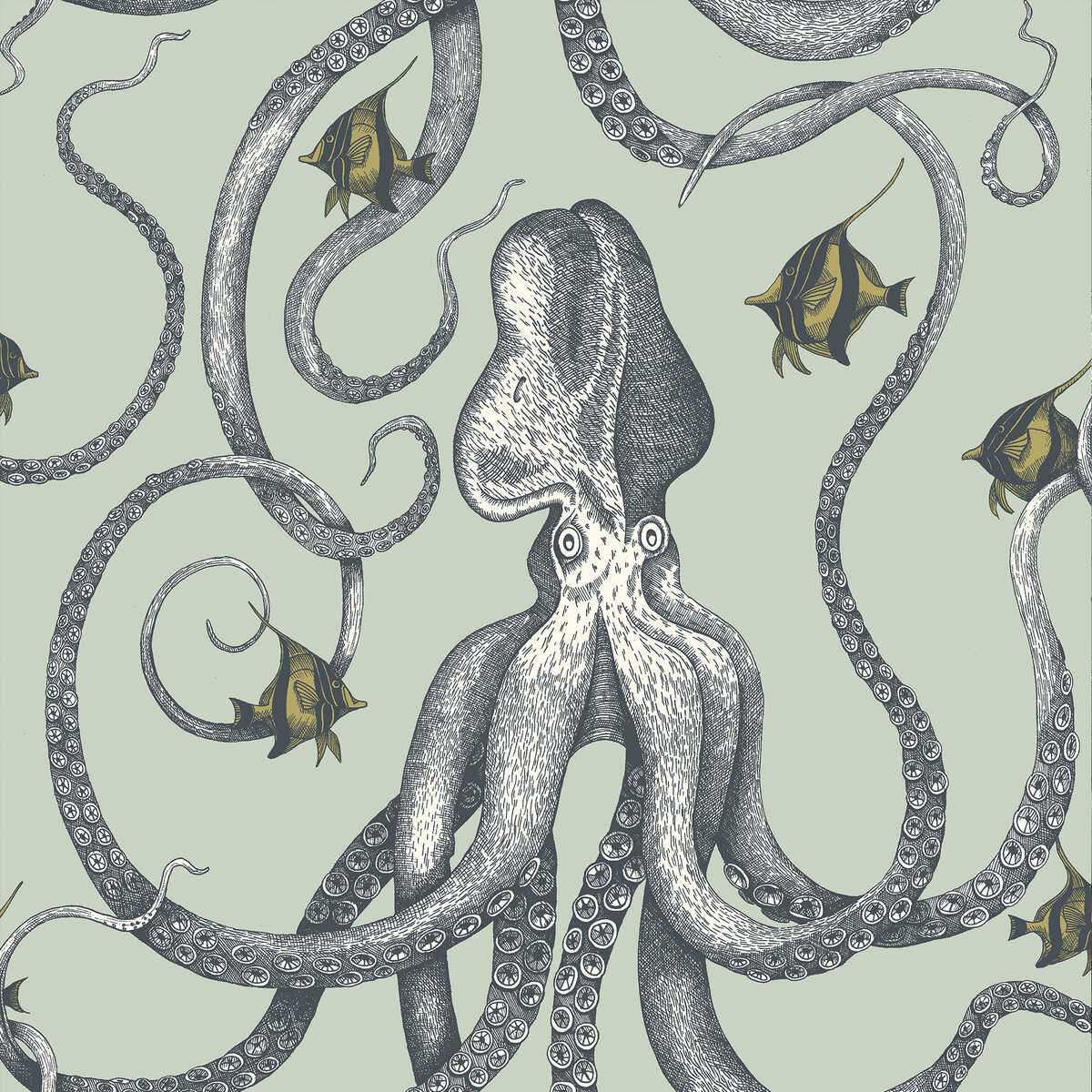 Octopoda Grand - 21 - KRAVET COUTURE Wallpaper