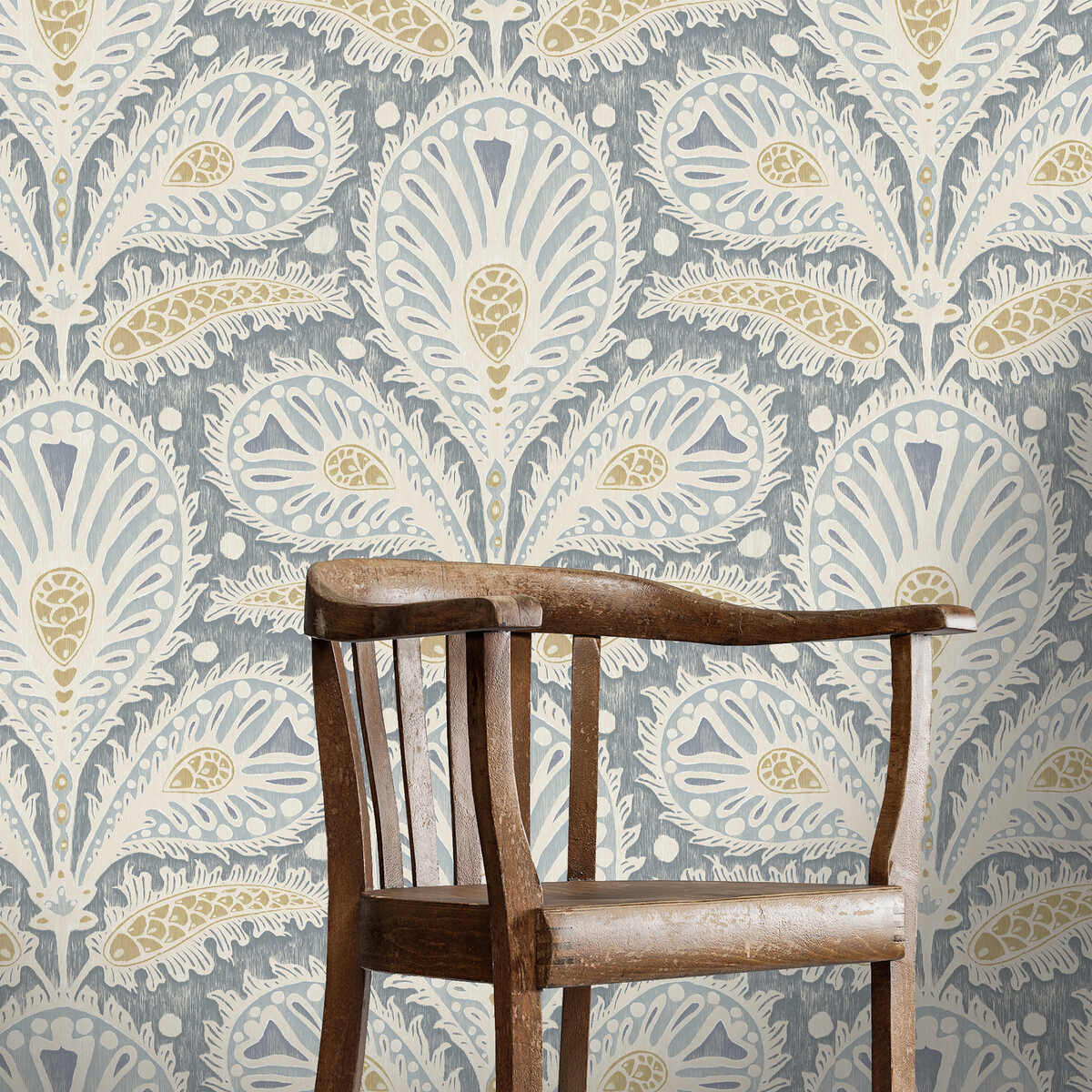 Ikat Clover - 41 - KRAVET COUTURE Papel pintado