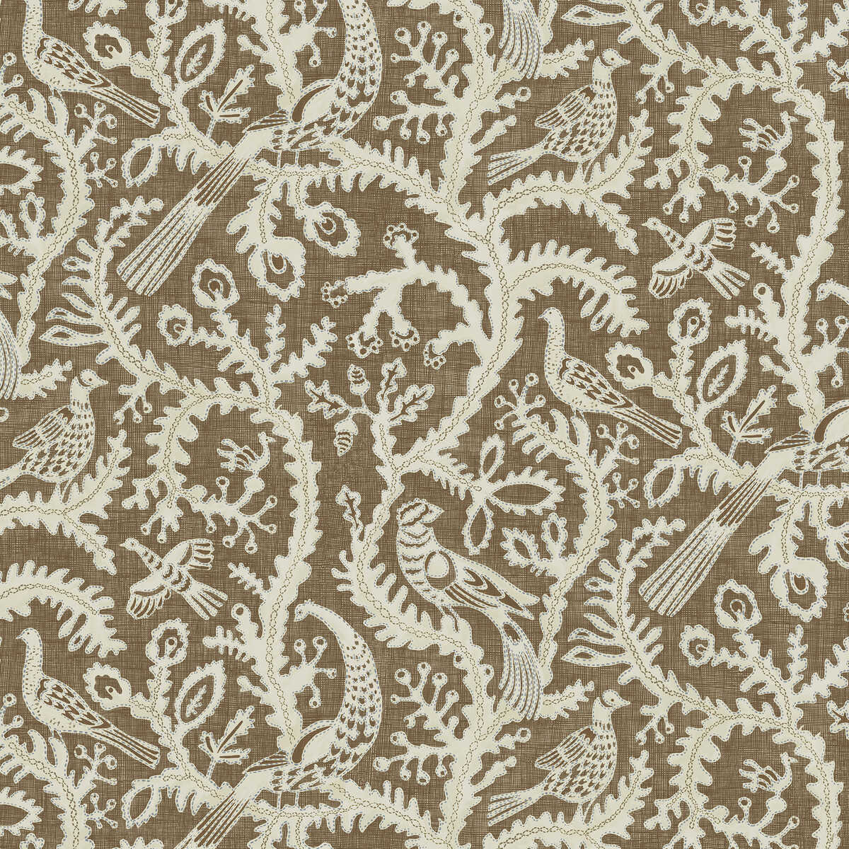 Stitched Birds - 21 - KRAVET COUTURE Papel pintado