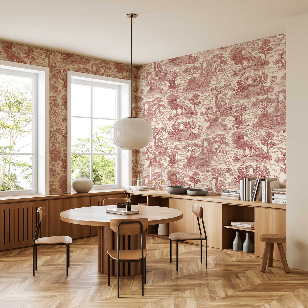 Islet Hopping Toile - 21 - KRAVET COUTURE Papel pintado
