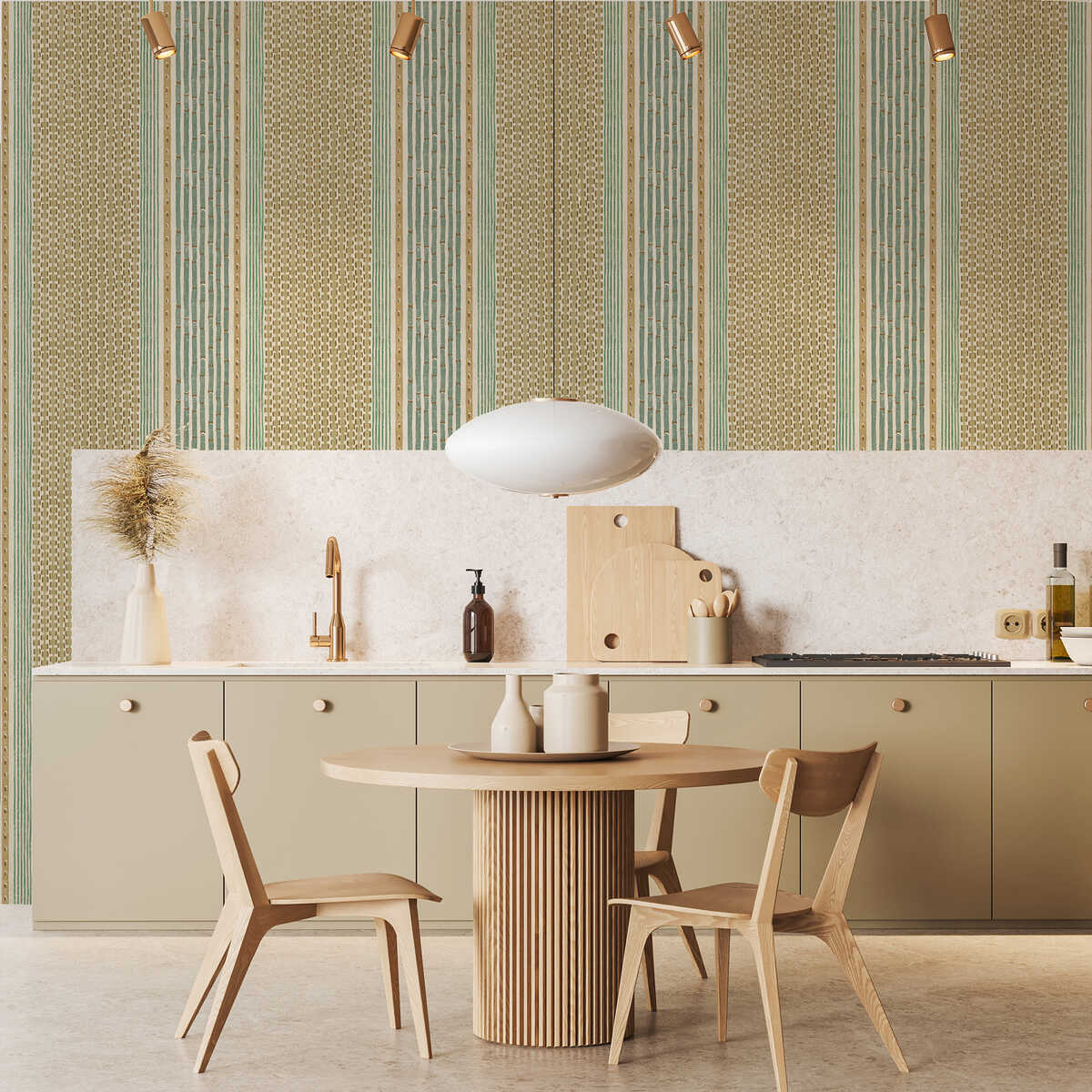 Rita Stripe - 01 - KRAVET COUTURE Papel pintado