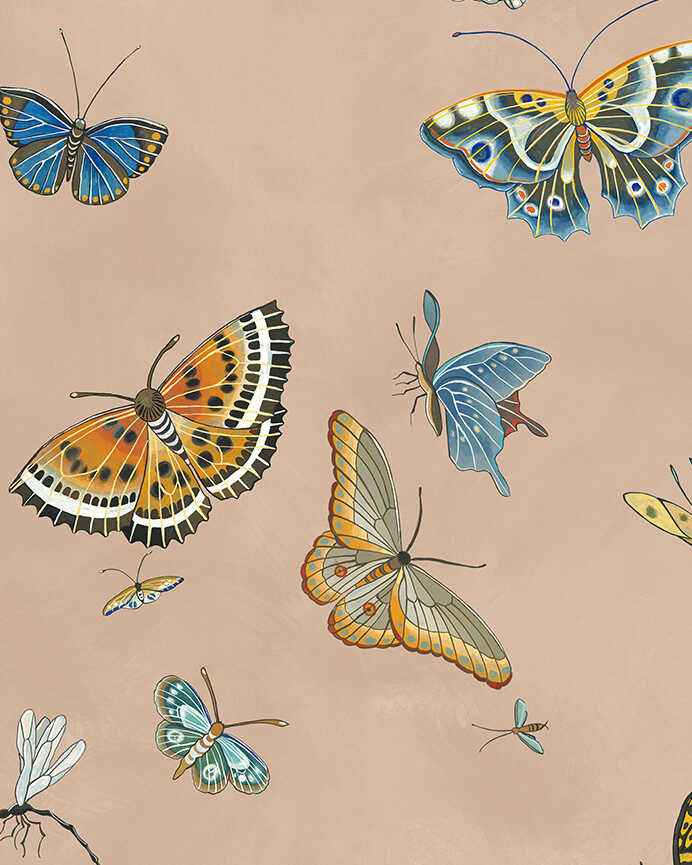 Jmw1043010 Butterflies 01 Kravet Couture Wallpaper - KRAVET COUTURE Wallpaper
