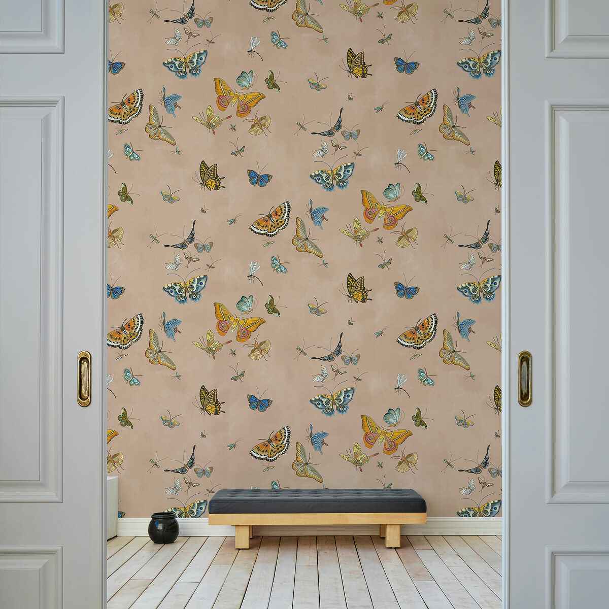 Jmw1043010 Butterflies 01 Kravet Couture Wallpaper - KRAVET COUTURE Wallpaper