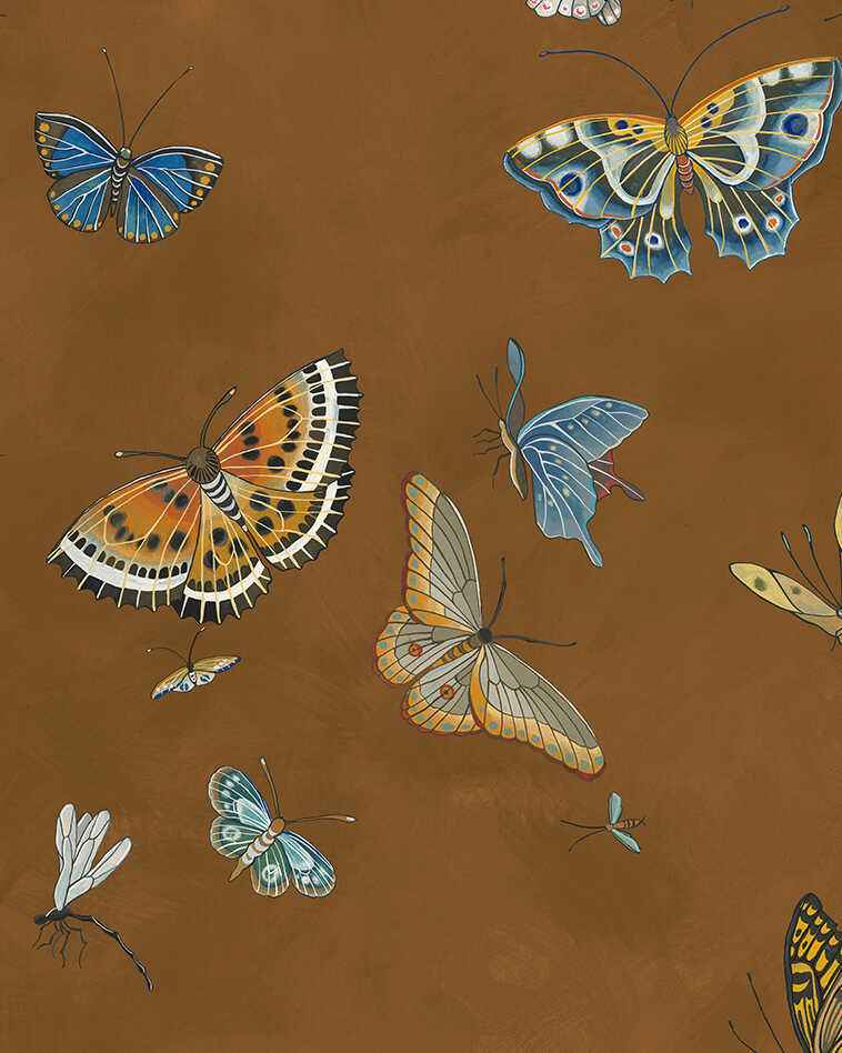 Jmw1043110 Butterflies 11 Kravet Couture Wallpaper - KRAVET COUTURE Wallpaper