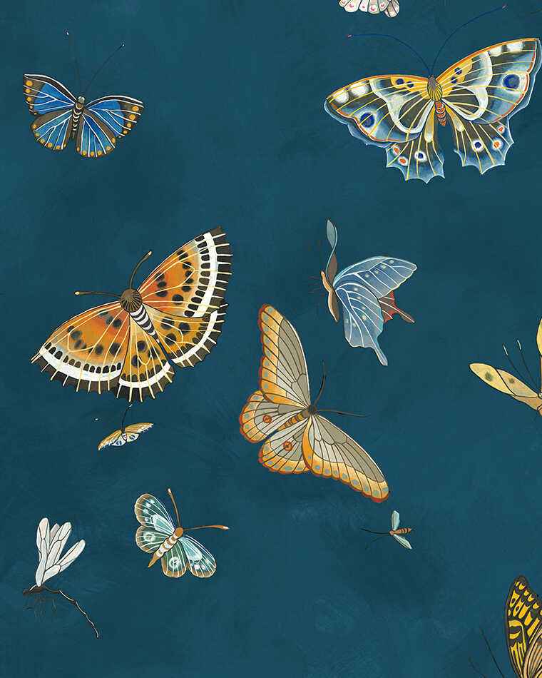 Jmw1043210 Butterflies 21 Kravet Couture Wallpaper - KRAVET COUTURE Wallpaper