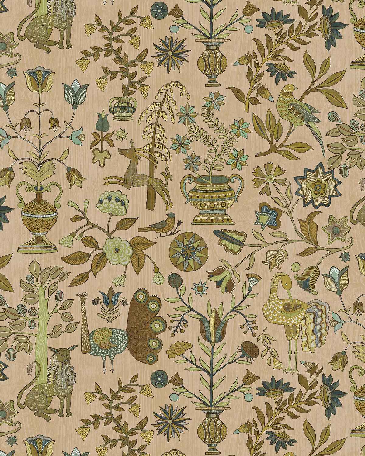 Jmw1045210 Fable Garden 21 Kravet Couture Wallpaper - KRAVET COUTURE Wallpaper
