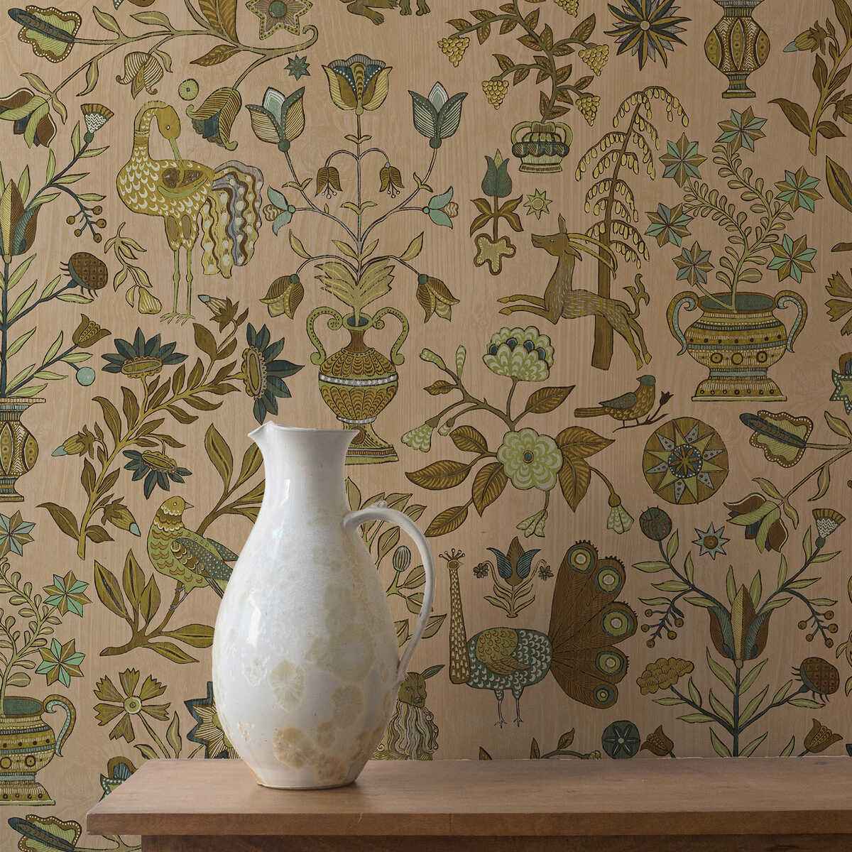 Jmw1045210 Fable Garden 21 Kravet Couture Wallpaper - KRAVET COUTURE Wallpaper