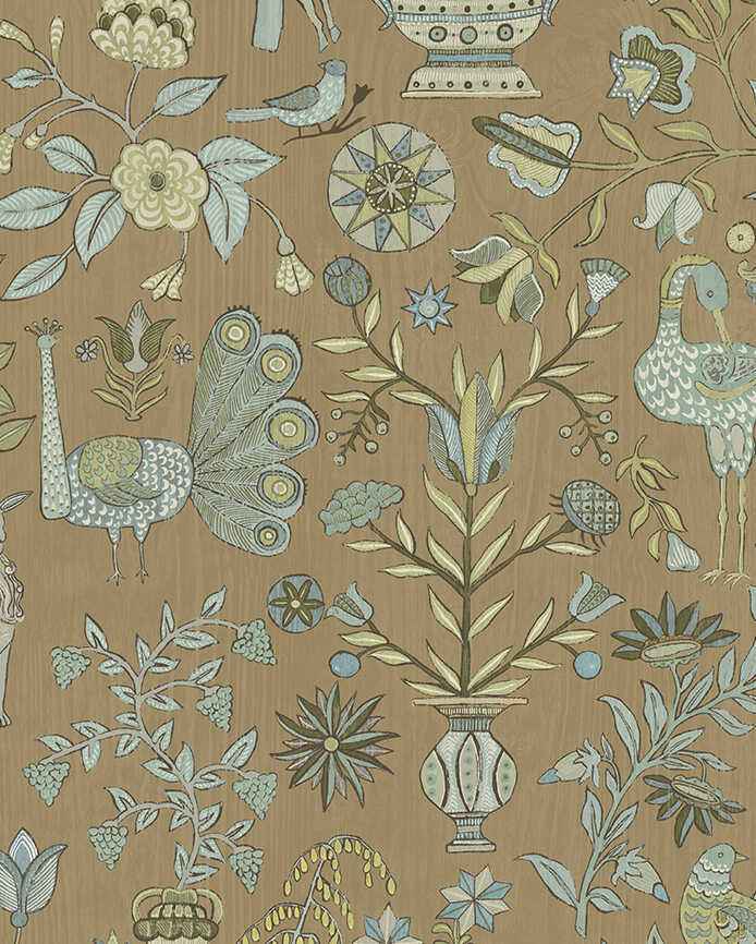 Jmw1045510 Fable Garden 51 Kravet Couture Wallpaper - KRAVET COUTURE Wallpaper