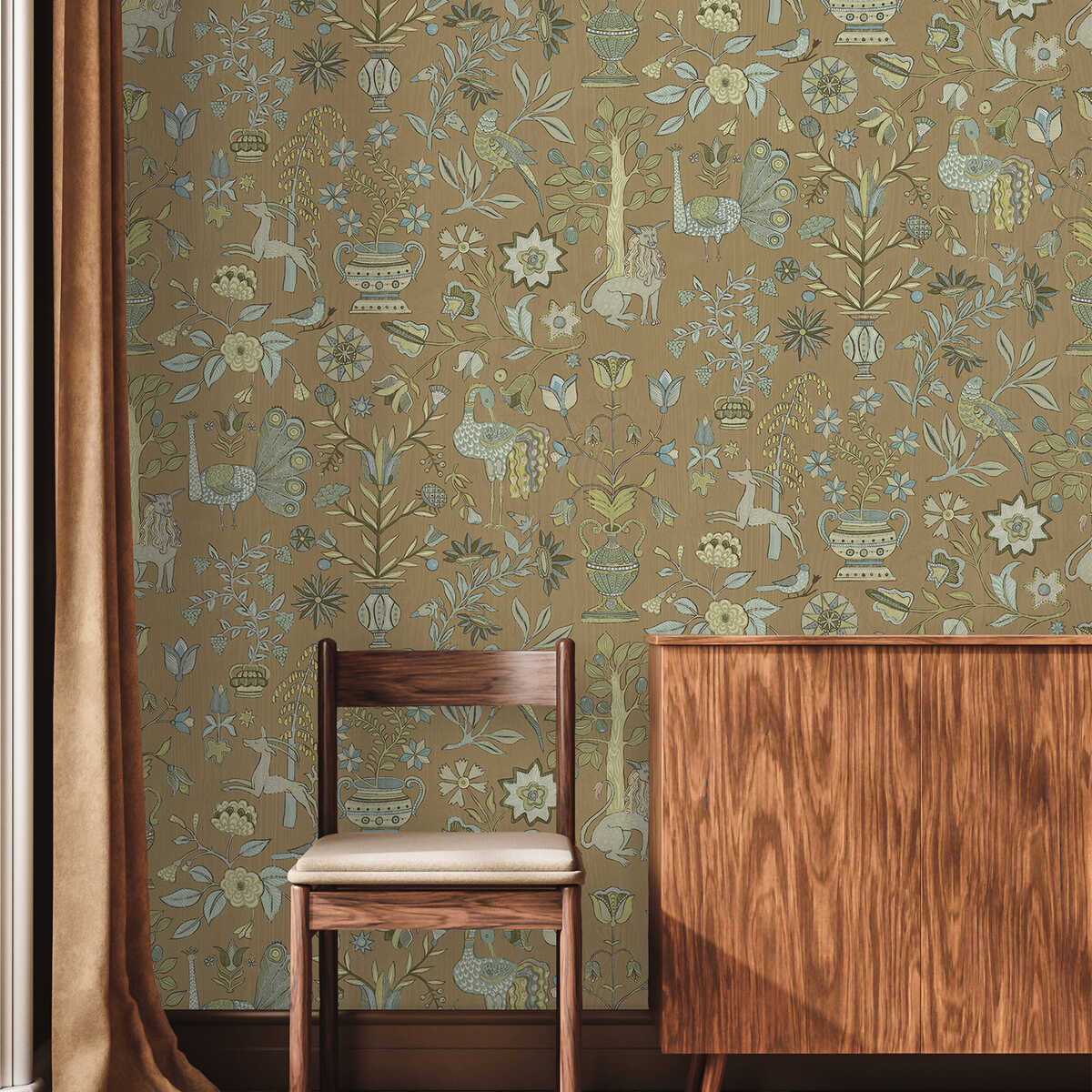 Fable Garden - 51 - KRAVET COUTURE Wallpaper