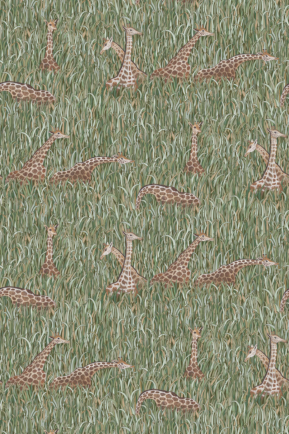 Giraffes - 01 - KRAVET COUTURE Wallpaper