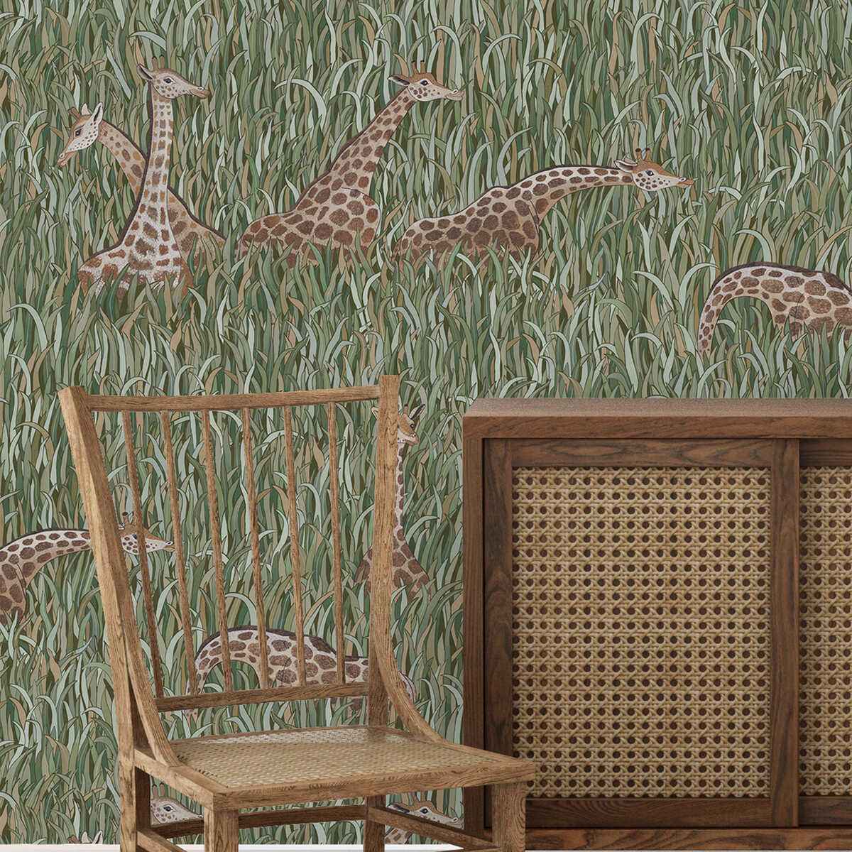 Jmw1049010 Giraffes 01 Kravet Couture Wallpaper - KRAVET COUTURE Wallpaper