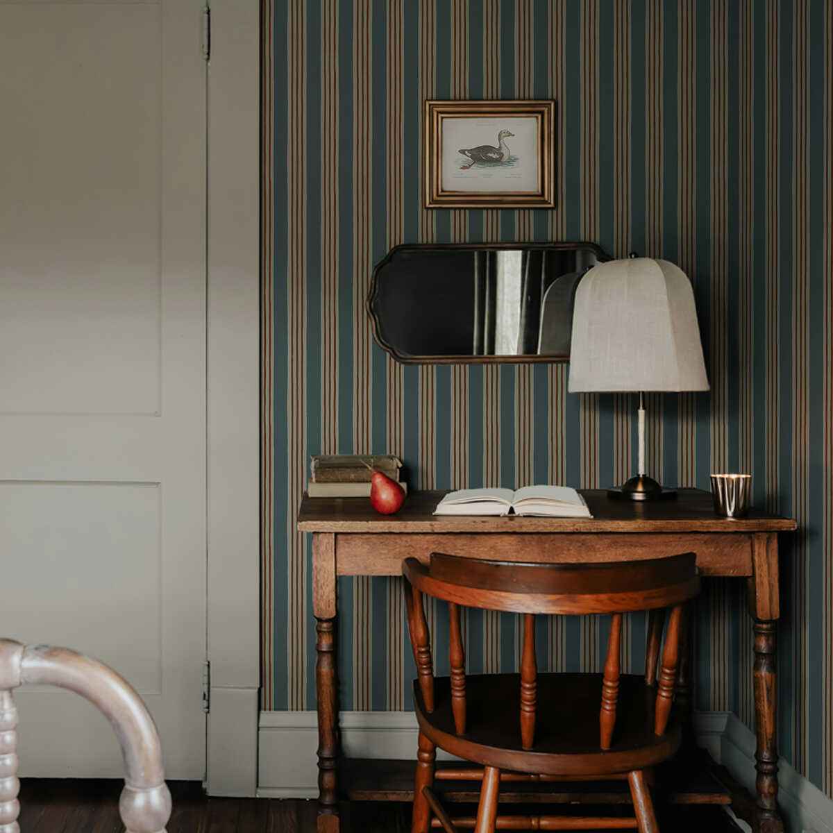 Jmwrkem020 Kemble Stripe 02 Kravet Couture Wallpaper - KRAVET COUTURE Wallpaper