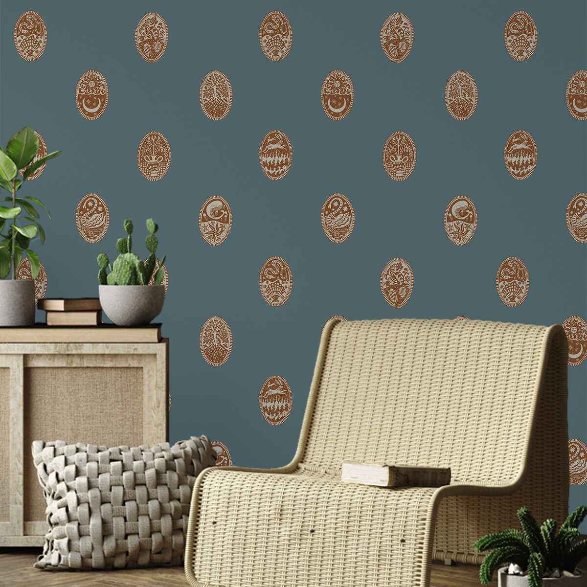 Jmwrlin020 Linear Cameos 02 Kravet Couture Wallpaper - KRAVET COUTURE Wallpaper