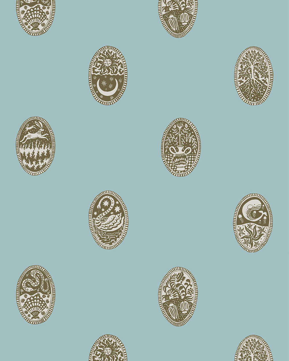 Linear Cameos - 03 - KRAVET COUTURE Wallpaper