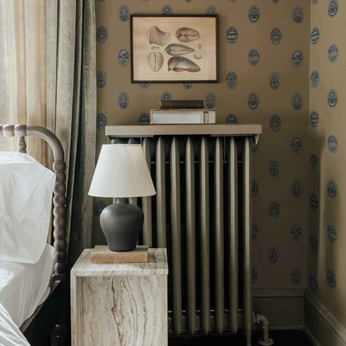 Jmwrlin050 Linear Cameos 05 Kravet Couture Wallpaper - KRAVET COUTURE Wallpaper