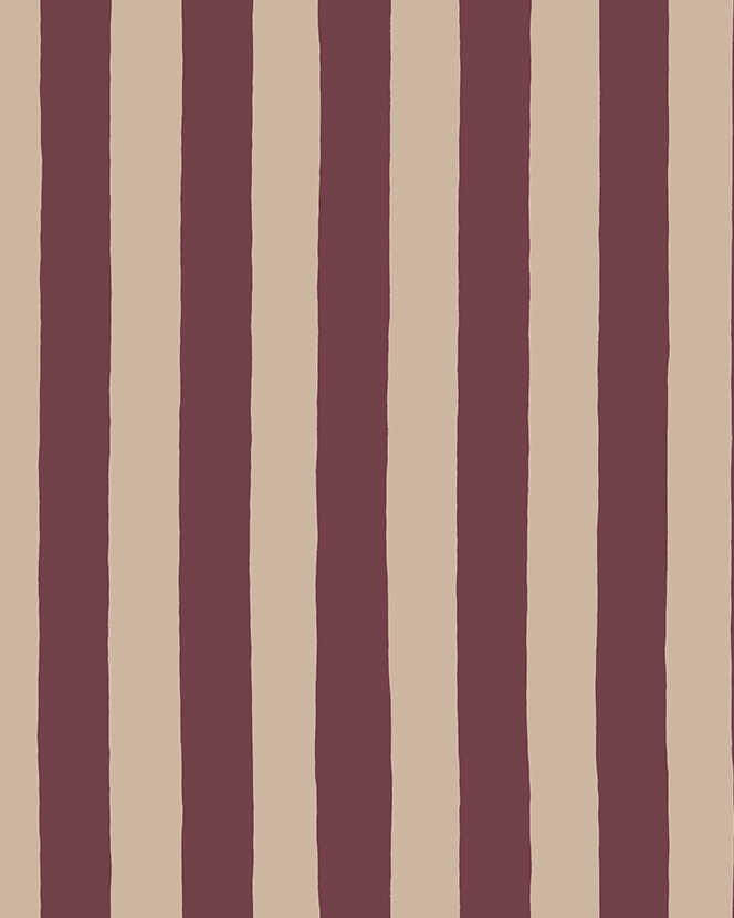 Medium Hand Painted Stripe - 04 - KRAVET COUTURE Wallpaper