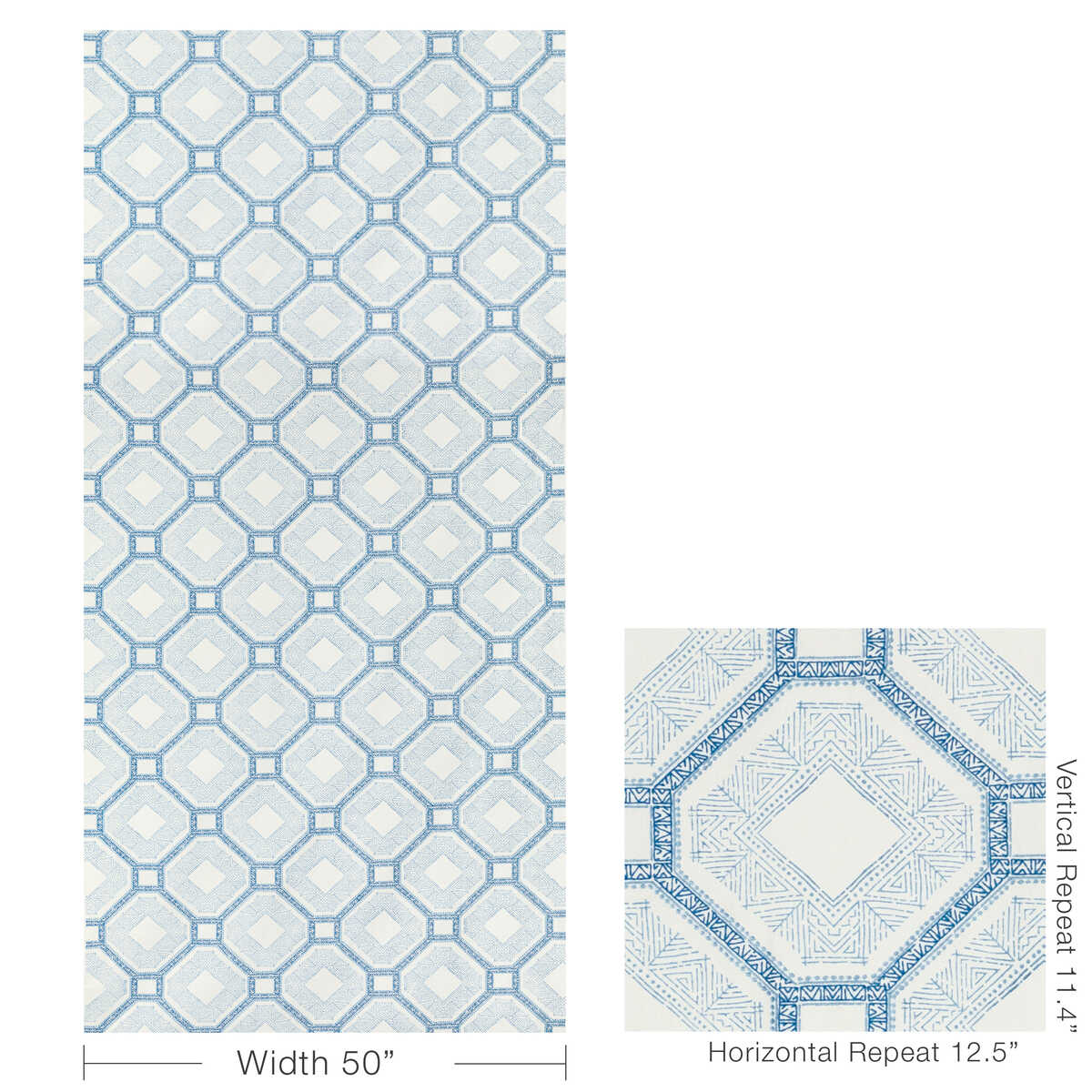 Kalkudah - Indigo - KRAVET BASICS Fabric