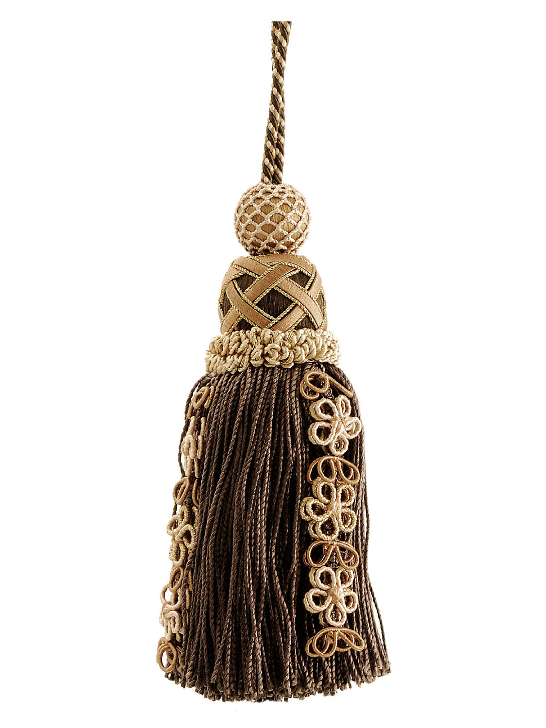 Siecle Key Tassel - Umber - Scalamandre Trim