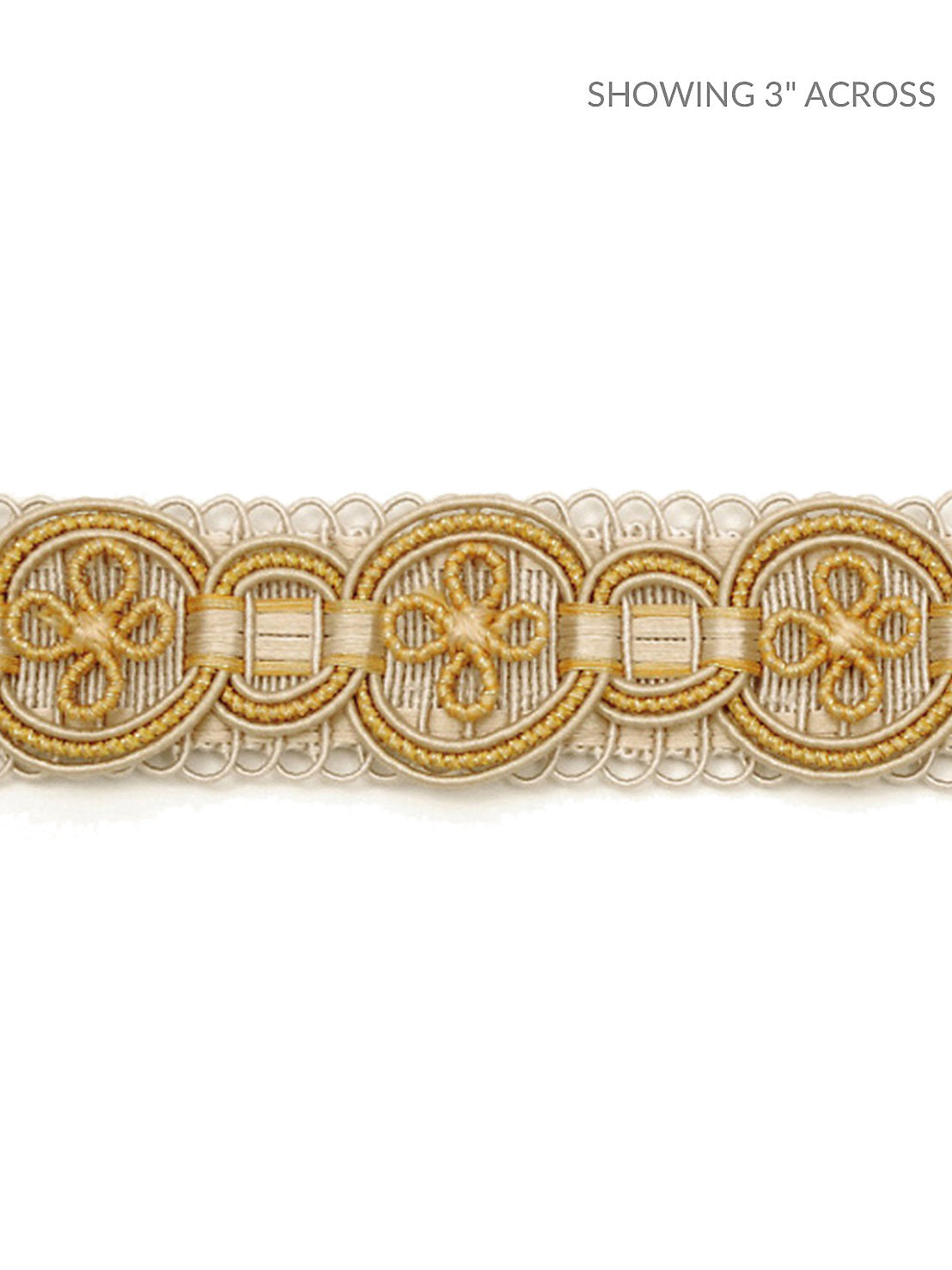 Siecle Condillac Braid - Gilded Alabaster - Scalamandre Trim