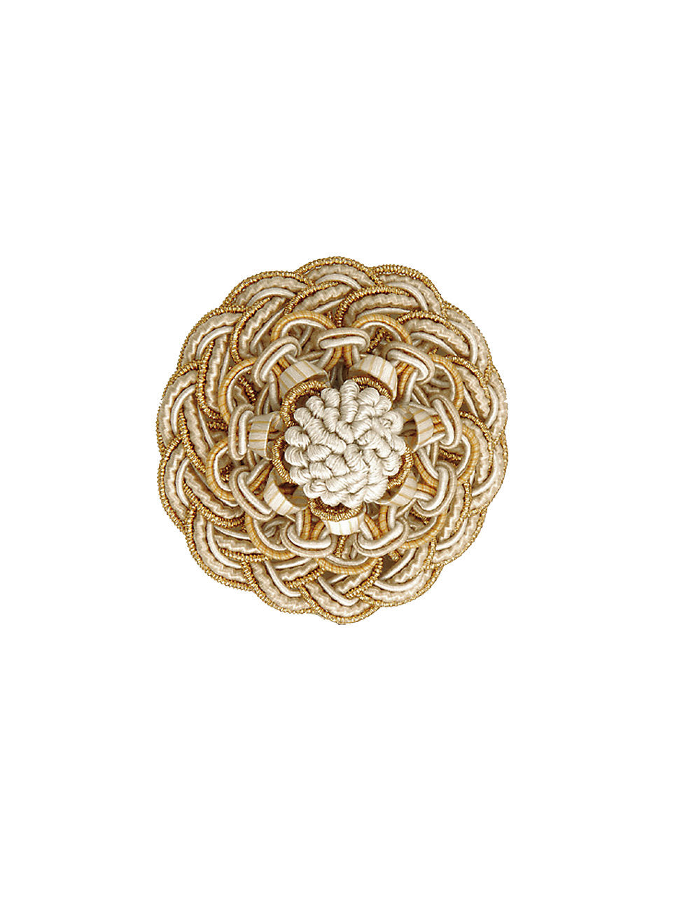 Siecle Rosette - Gilded Alabaster