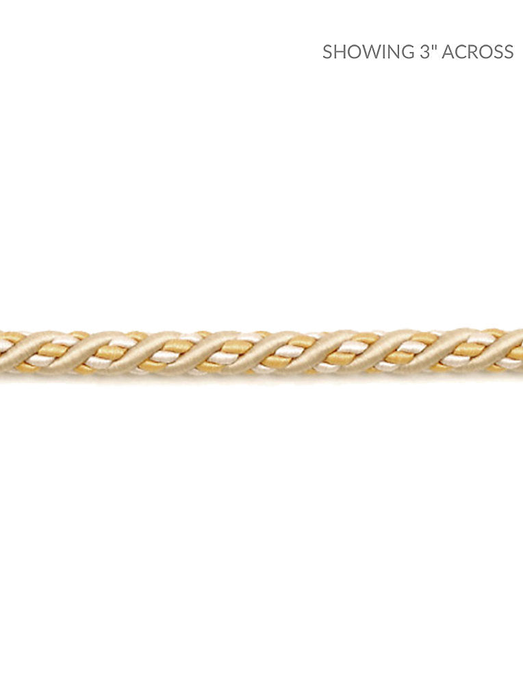 Siecle Cord 1/4" - Gilded Alabaster