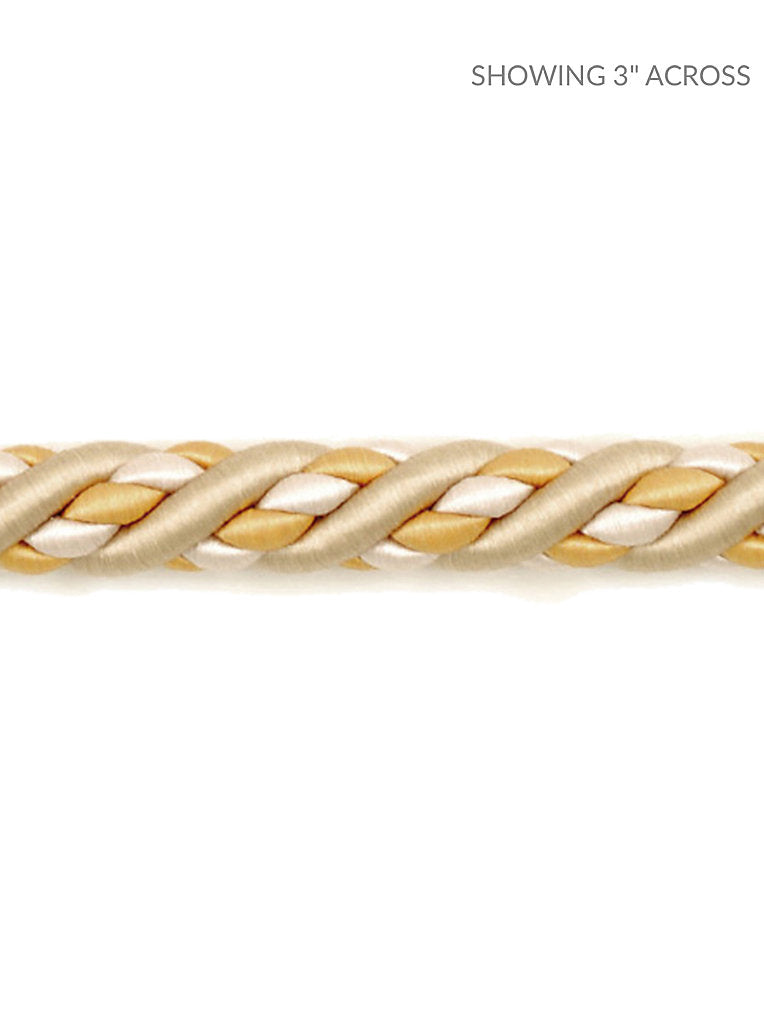 Siecle Cord 1/2" - Gilded Alabaster