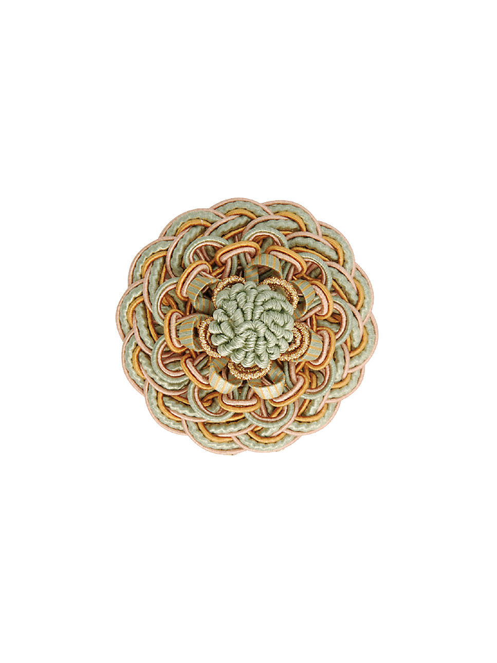 Siecle Rosette - Mint - Scalamandre Trim