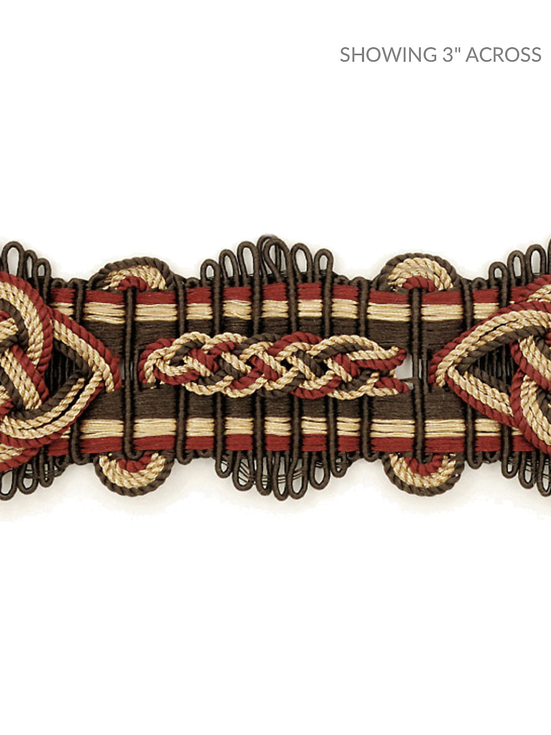 Siecle Diderot Gimp - Ebony Bordeaux - Scalamandre Trim