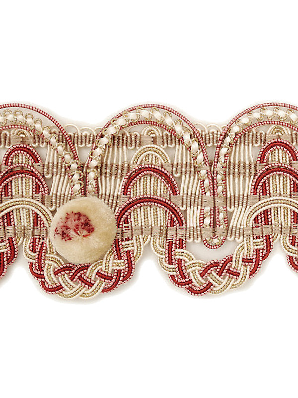 Siecle Gimp Voltaire - Raspberry - Scalamandre Trim