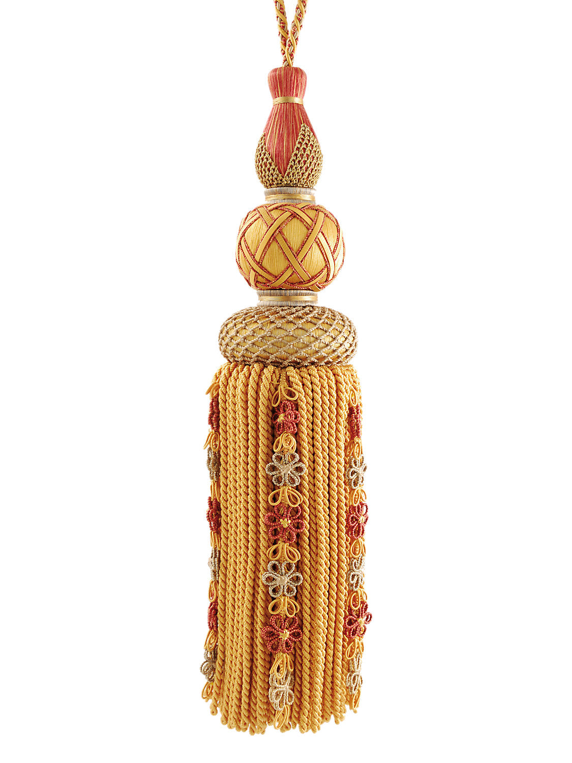 Siecle Single Tassel Tieback - Gold - Scalamandre Trim