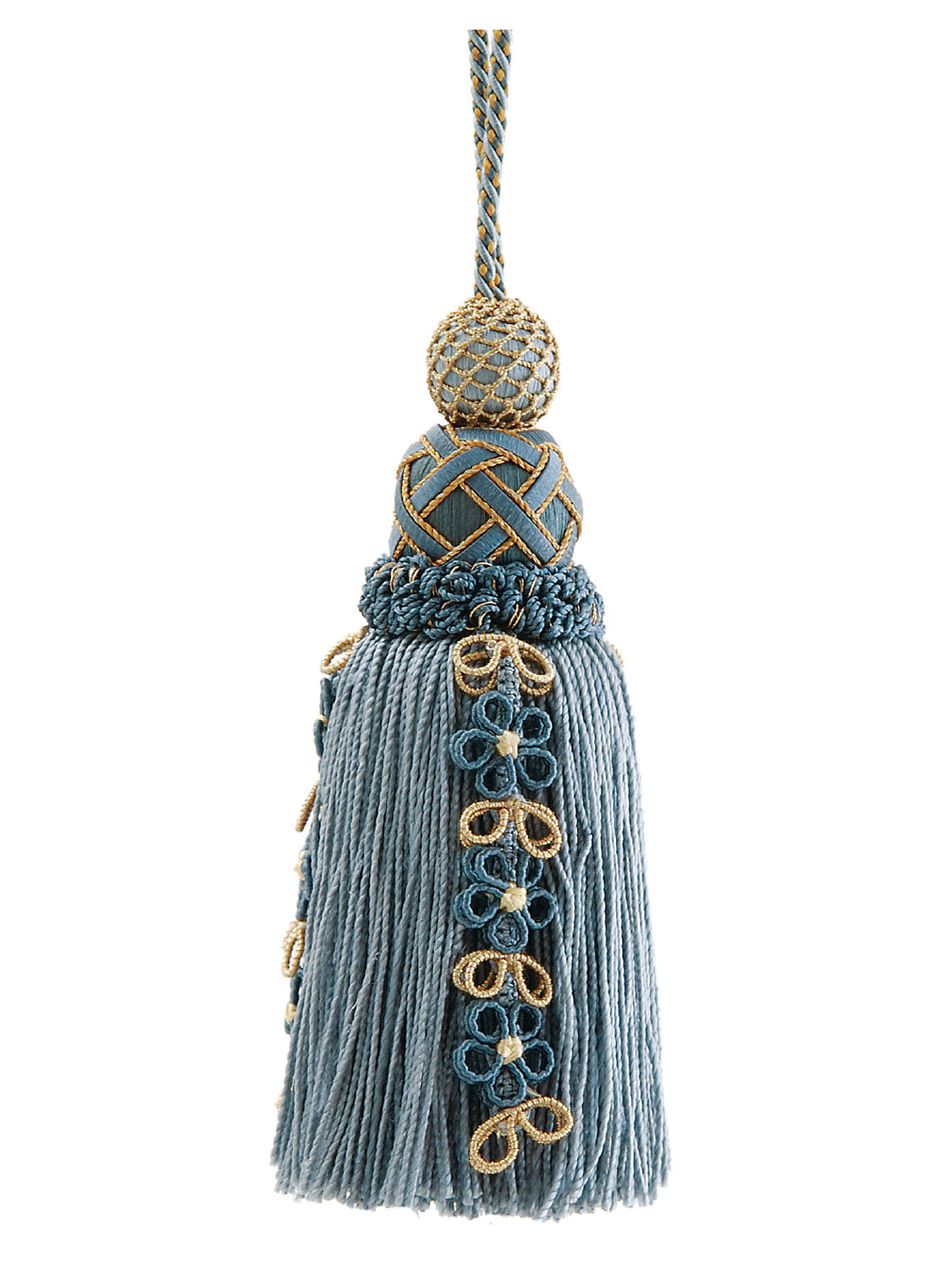 Siecle Key Tassel - French Blue