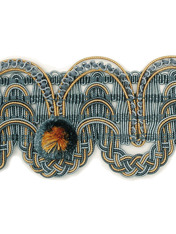 Siecle Gimp Voltaire - French Blue - Scalamandre Trim