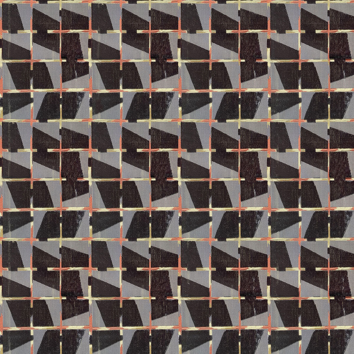 Reyezuelo - Black/Naranja - Gaston Y Daniela Fabric
