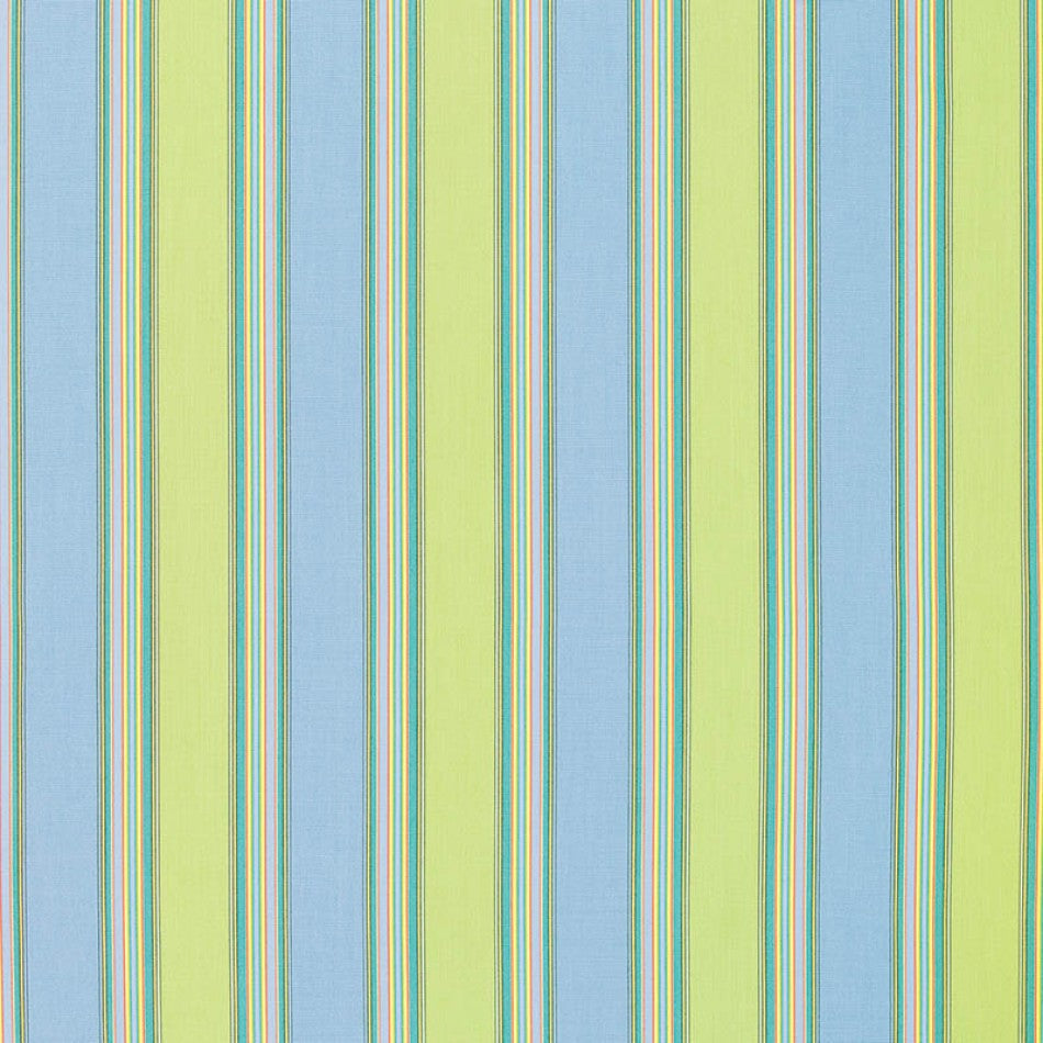 Color: Blue, Color: Green, Color: Multi, Material: 100% Sunbrella Acrylic, Mildew Resistant: Yes, Pattern Direction: Left to Right, Recommended Use: Indoor Outdoor Upholstery Cushion Pillow Drapery, Warranty: 5 Year, Water Repellent: Yes, Width: 54", Type: Stripe, Pattern Direction: Up the roll, Repeat: 6.8Vx0H