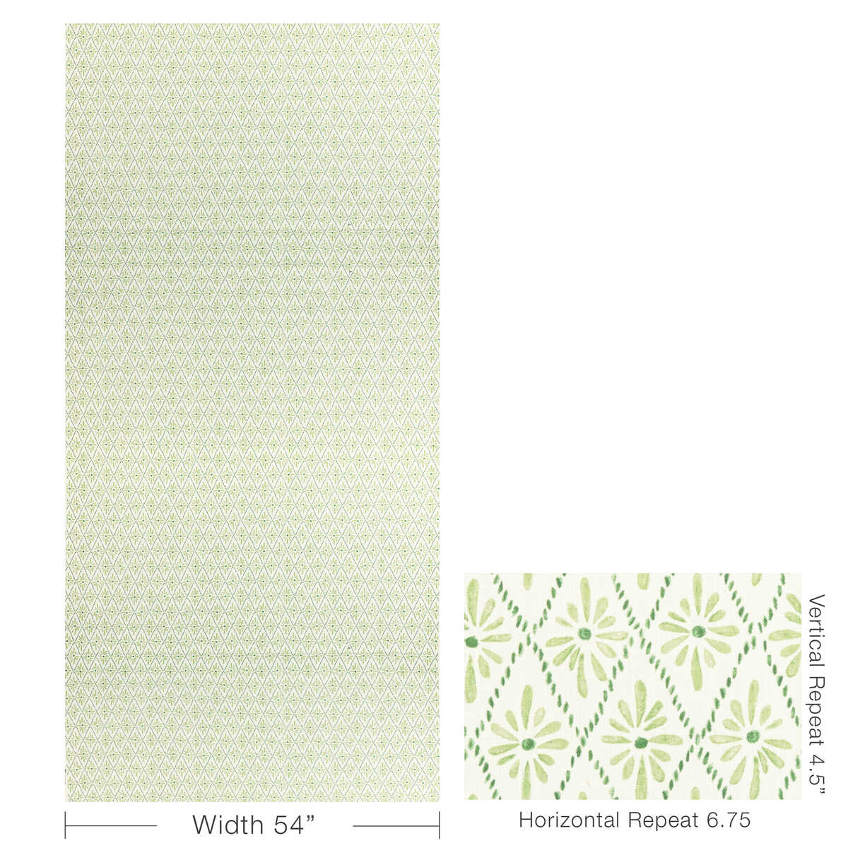 Malina - Grass - KRAVET BASICS Fabric