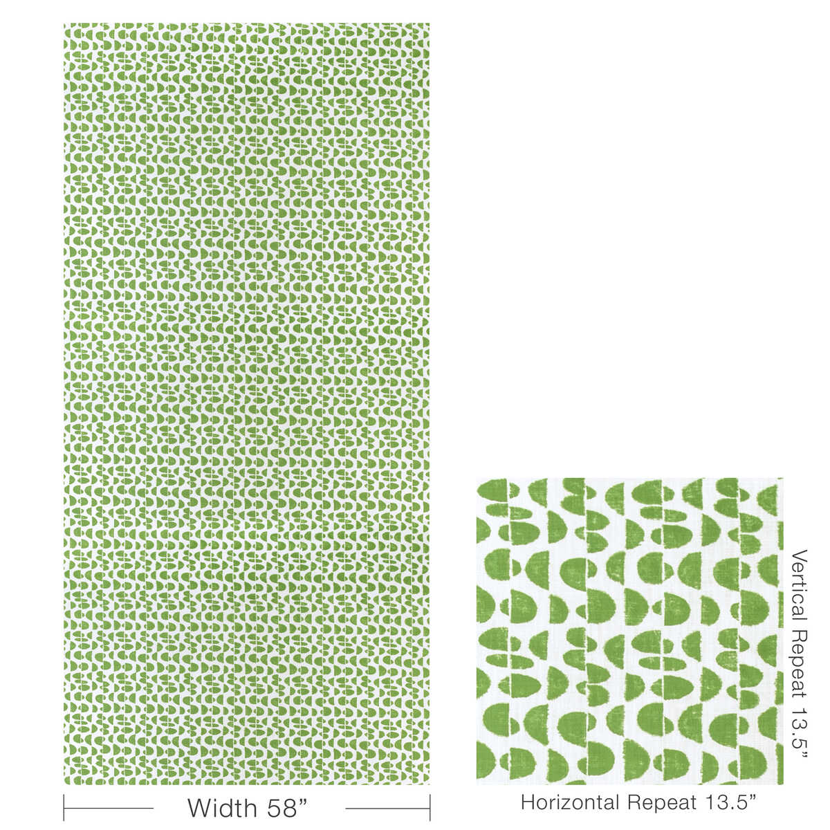 Moon Phase - Aloe - KRAVET BASICS Fabric