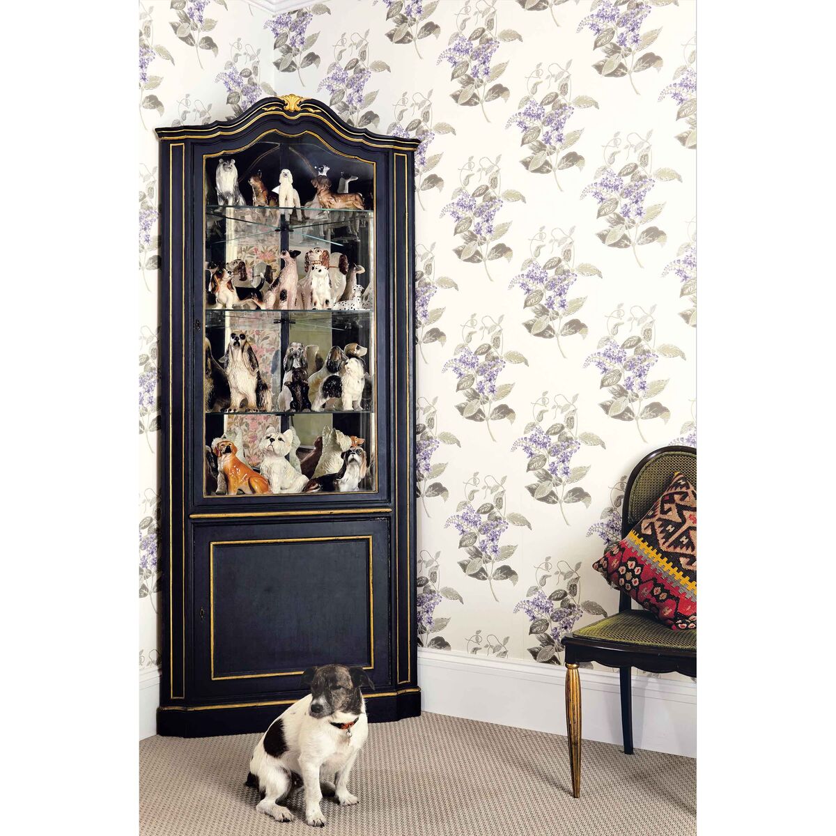 Madras Violet - Violet & Grey - Cole & Son Wallpaper