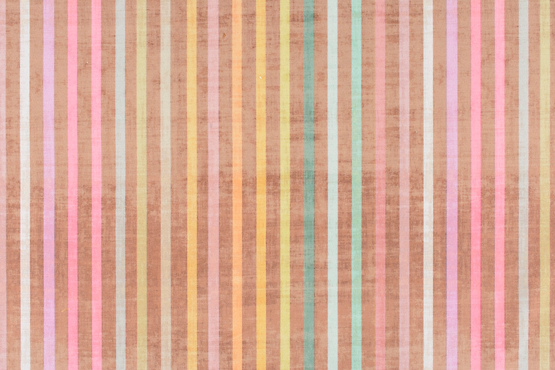 Grand Stripe Printed Velvet - Pales - Scalamandre Fabric