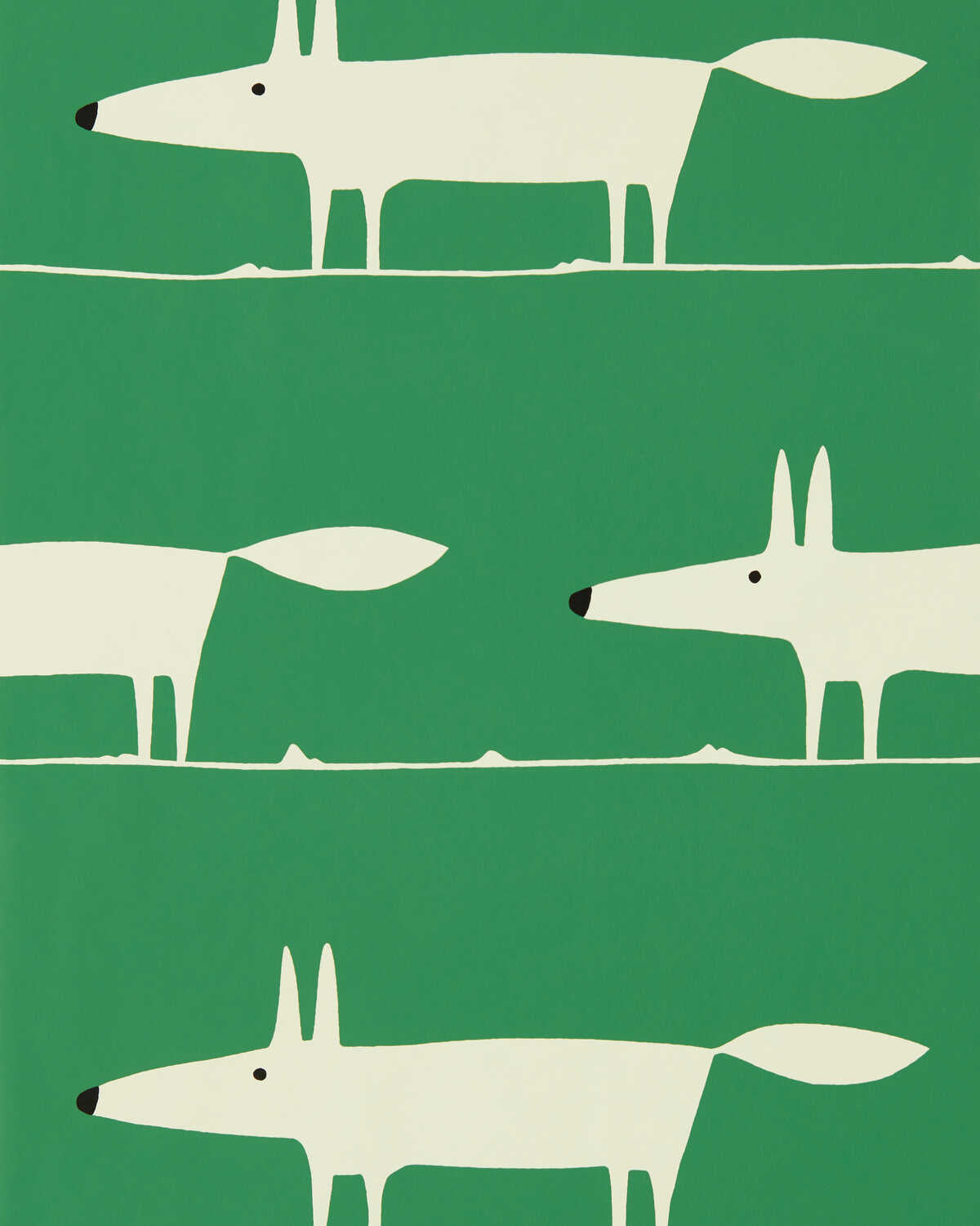 Mr Fox Wp - Mint - SCION Papel pintado
