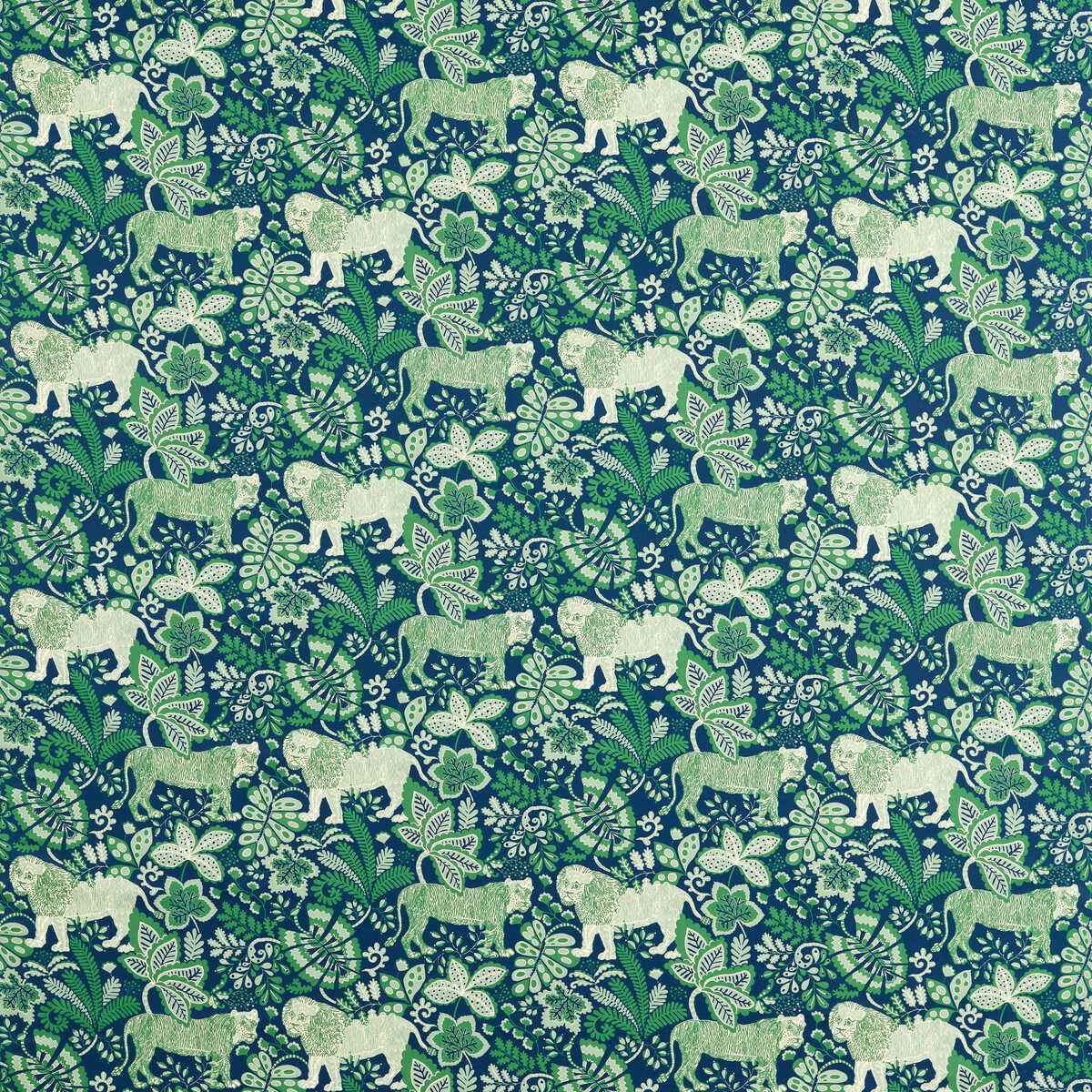 Rumble-In-The-Jungle-Midnight-Mint-Scion-Fabric - SCION Fabric