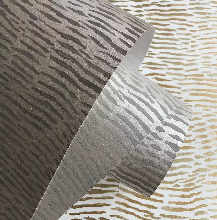 Les Indiennes Arles Dove/Silver - Nina Campbell - NCW4355-02 Wallcovering