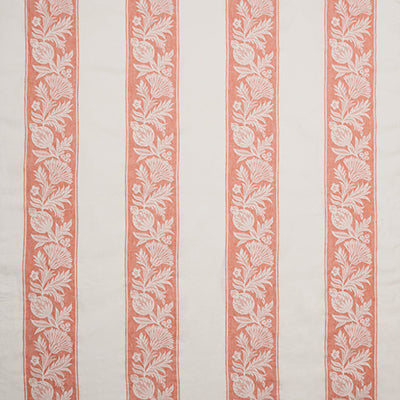 NC Bourton Cerney Stripe Coral - Nina Campbell - NCF4601-03 Fabric - Nina Campbell Fabric
