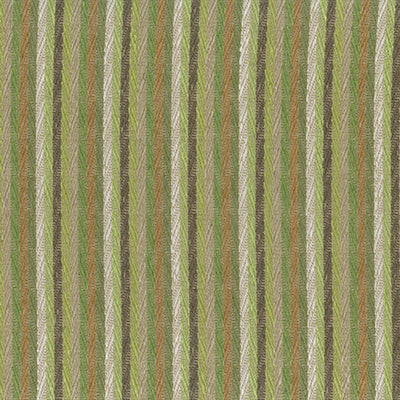 NC Bourton Weaves Popham Green/Chocolate - Nina Campbell - NCF4614-04 Fabric