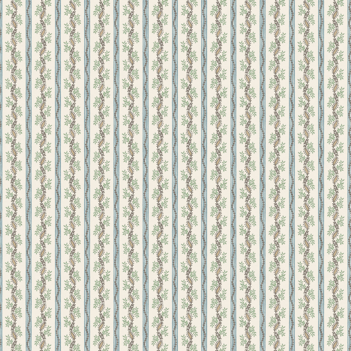 Odile Blue/Green Nina Campbell Dauphine wallpaper NCW4631-03