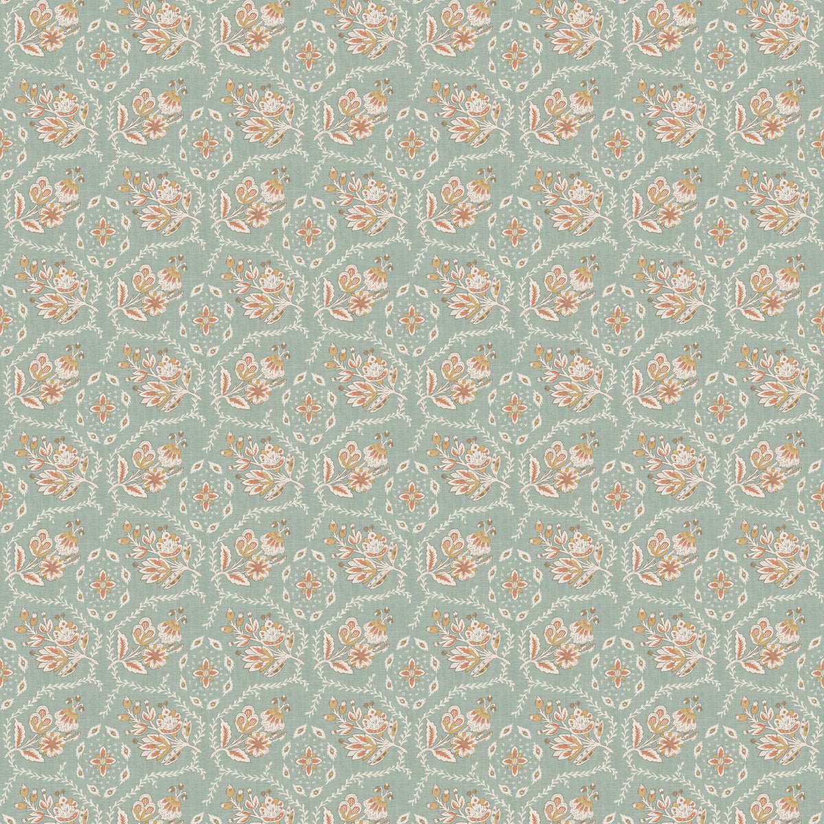Pagelle Aqua Nina Campbell Dauphine wallpaper NCW4633-01