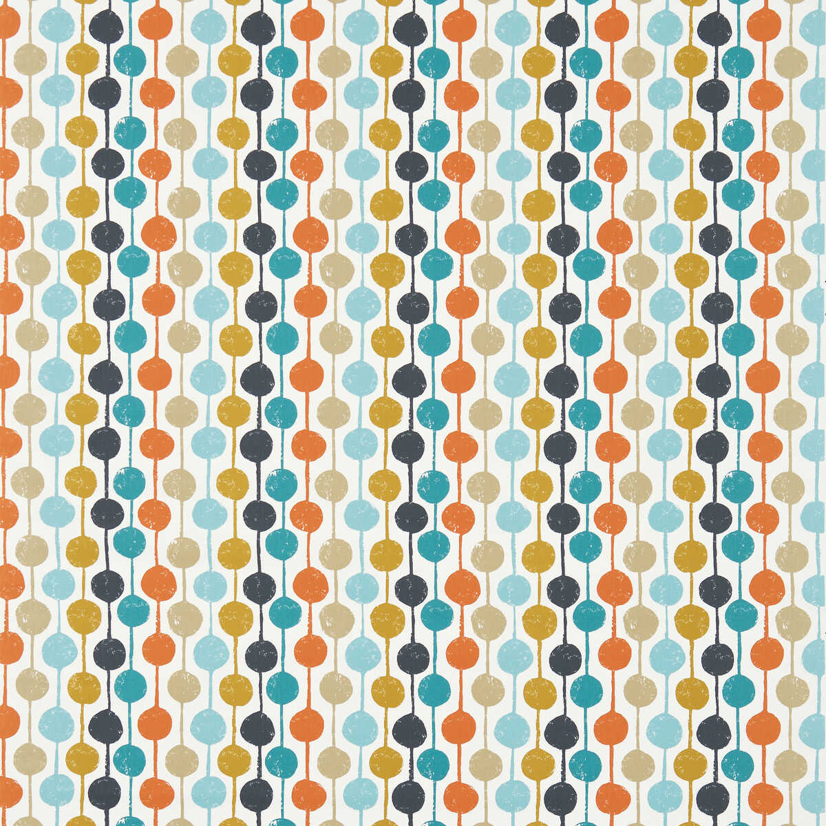 Taimi - Sulphur/Tangerine/Kingfisher - SCION Fabric