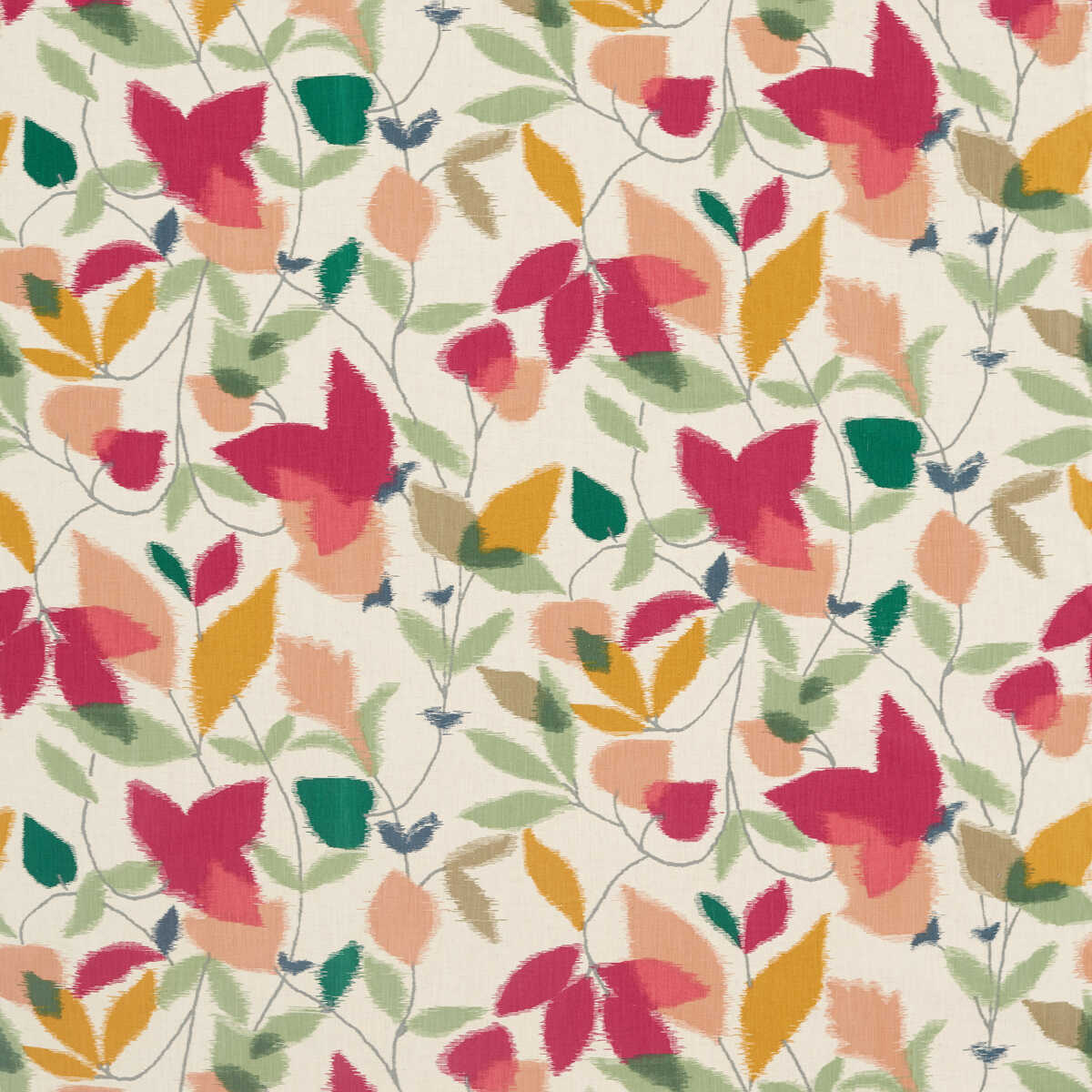 Akira - Berry/Ochre/Pistachio - SCION Fabric