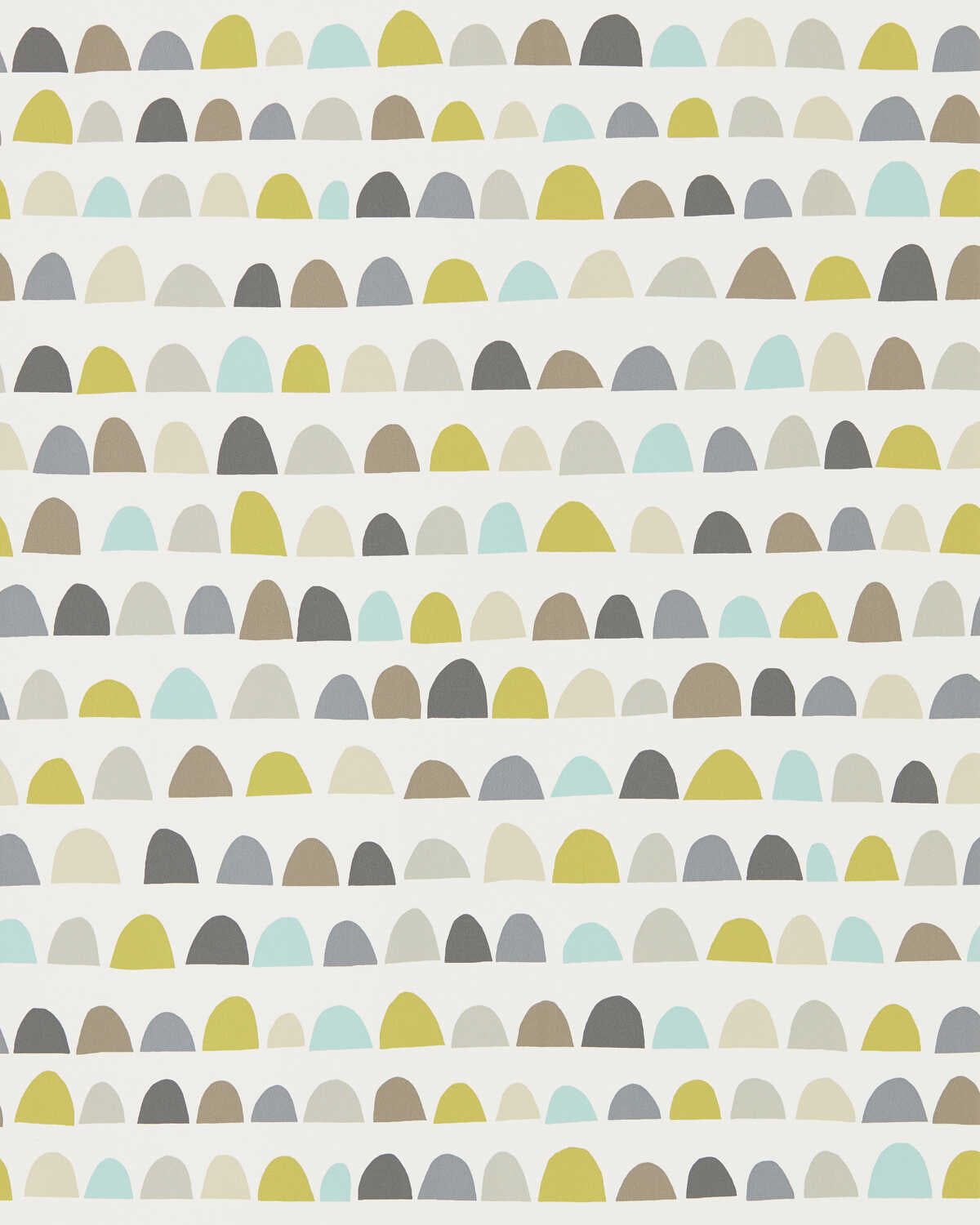 Priya - Mist/Pear/Pewter - SCION Wallpaper