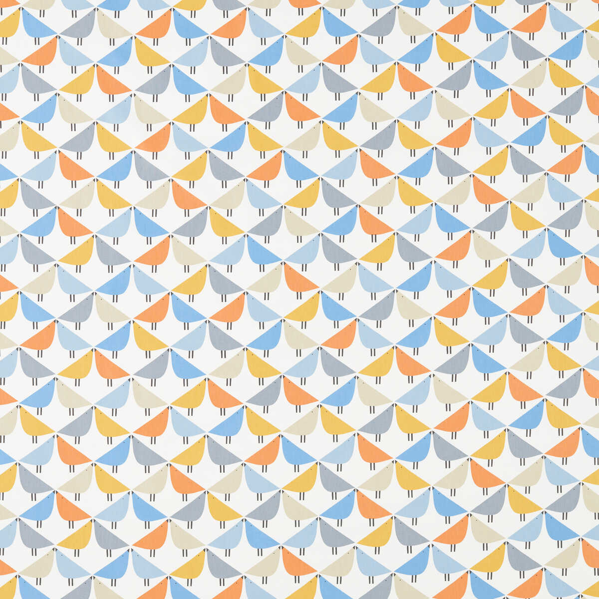Lintu - Satsuma/Sky/Pebble - SCION Fabric