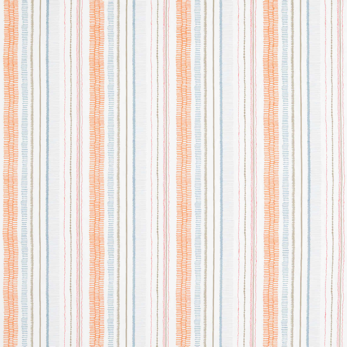 Noki - Satsuma/Sky/Pebble - SCION Fabric